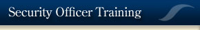 Security Officer Training